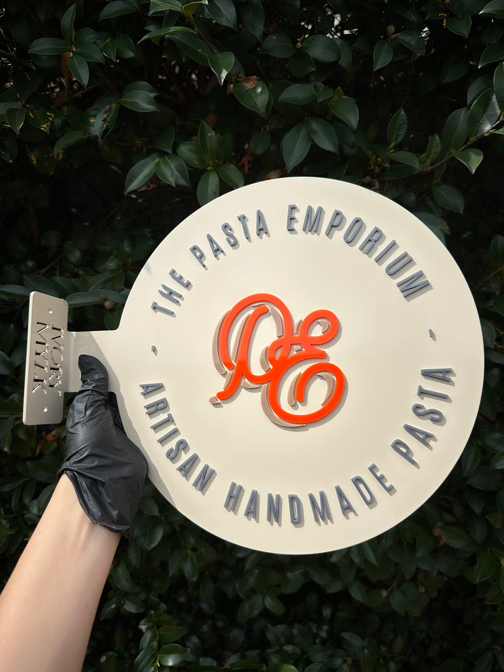 Round Metal Fold Sign