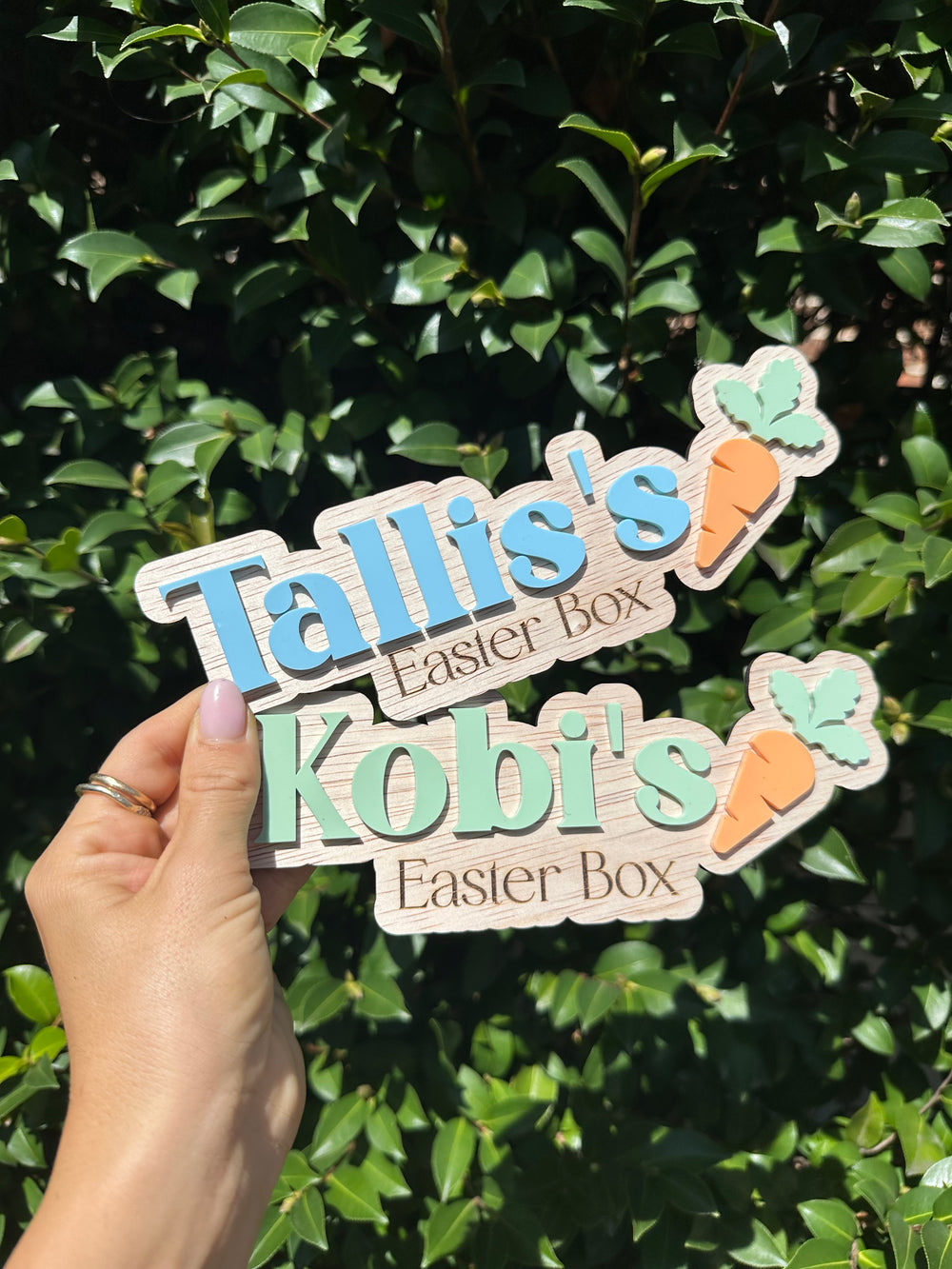 Easter Box Plaque