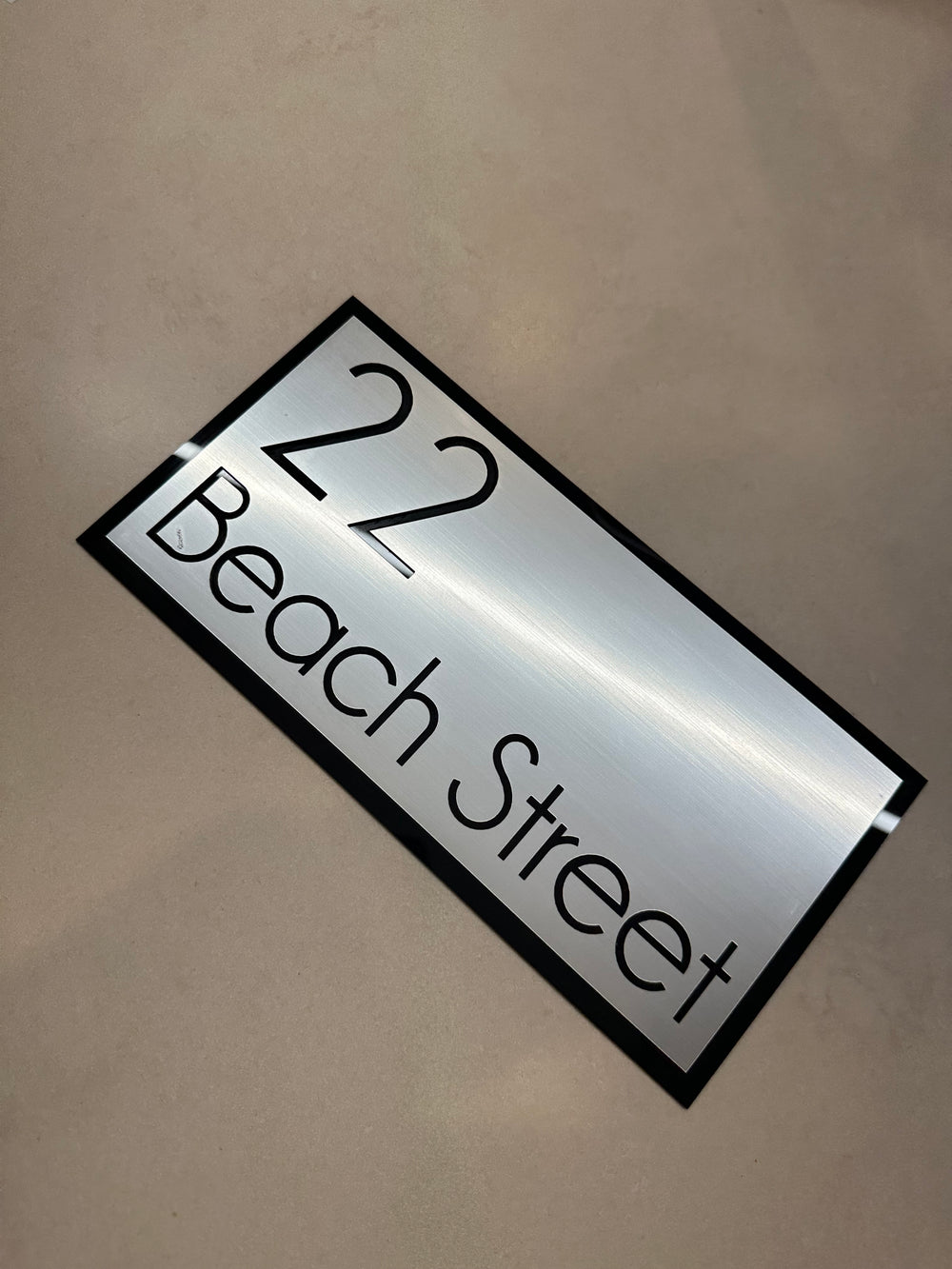 Comtemporary House Sign