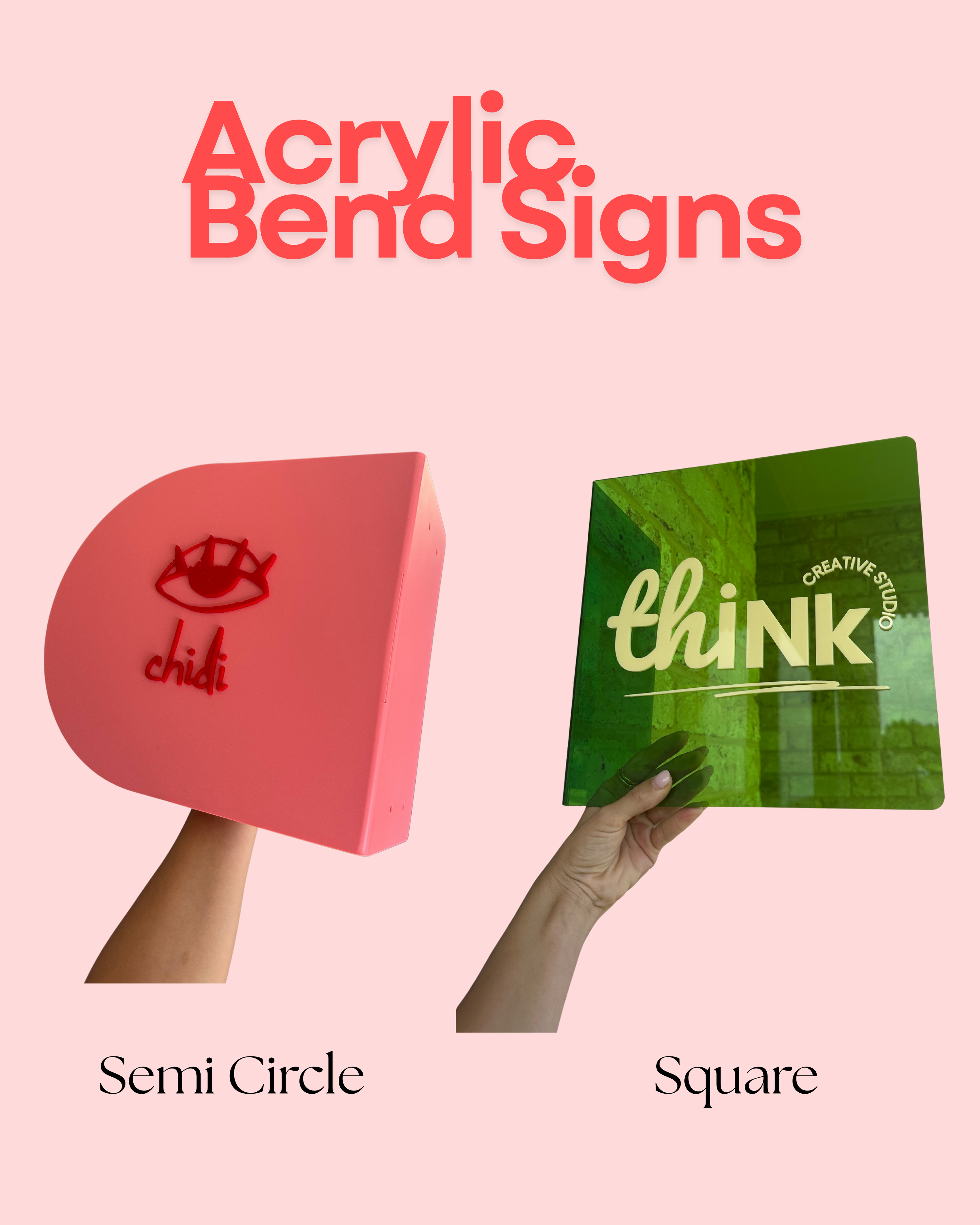 Acrylic Bend Sign
