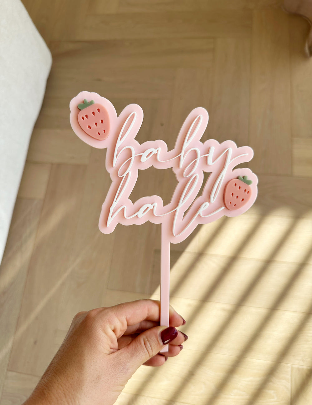 Strawberry Cake Topper