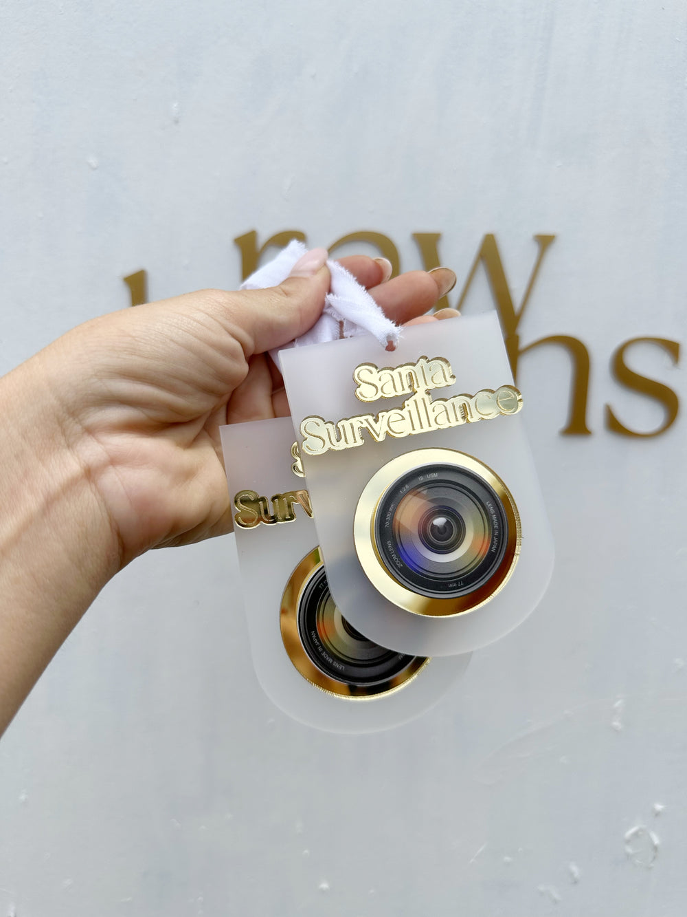 Santa Surveillance Ornament