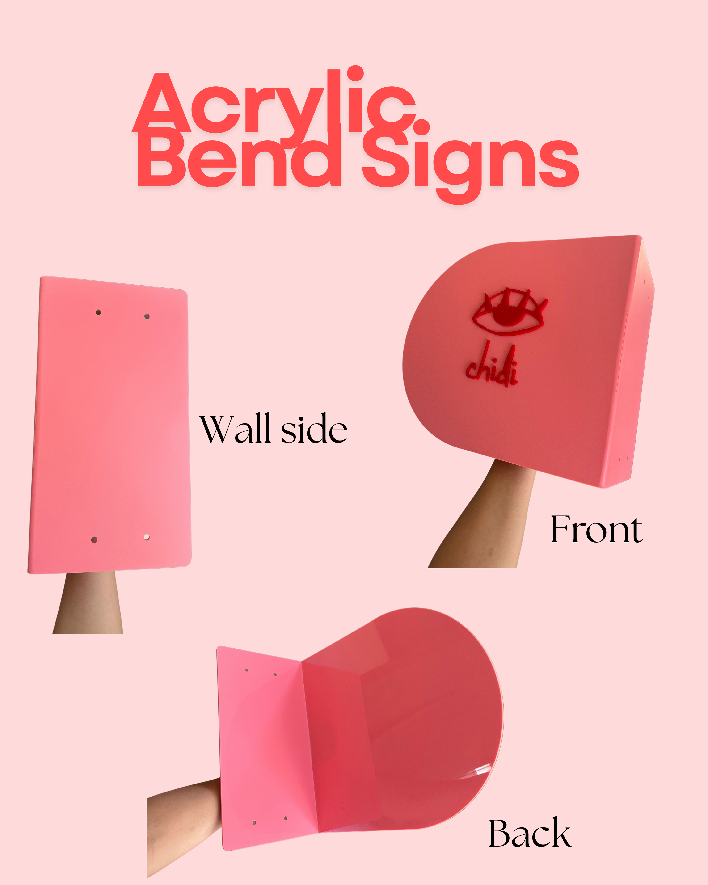 Acrylic Bend Sign