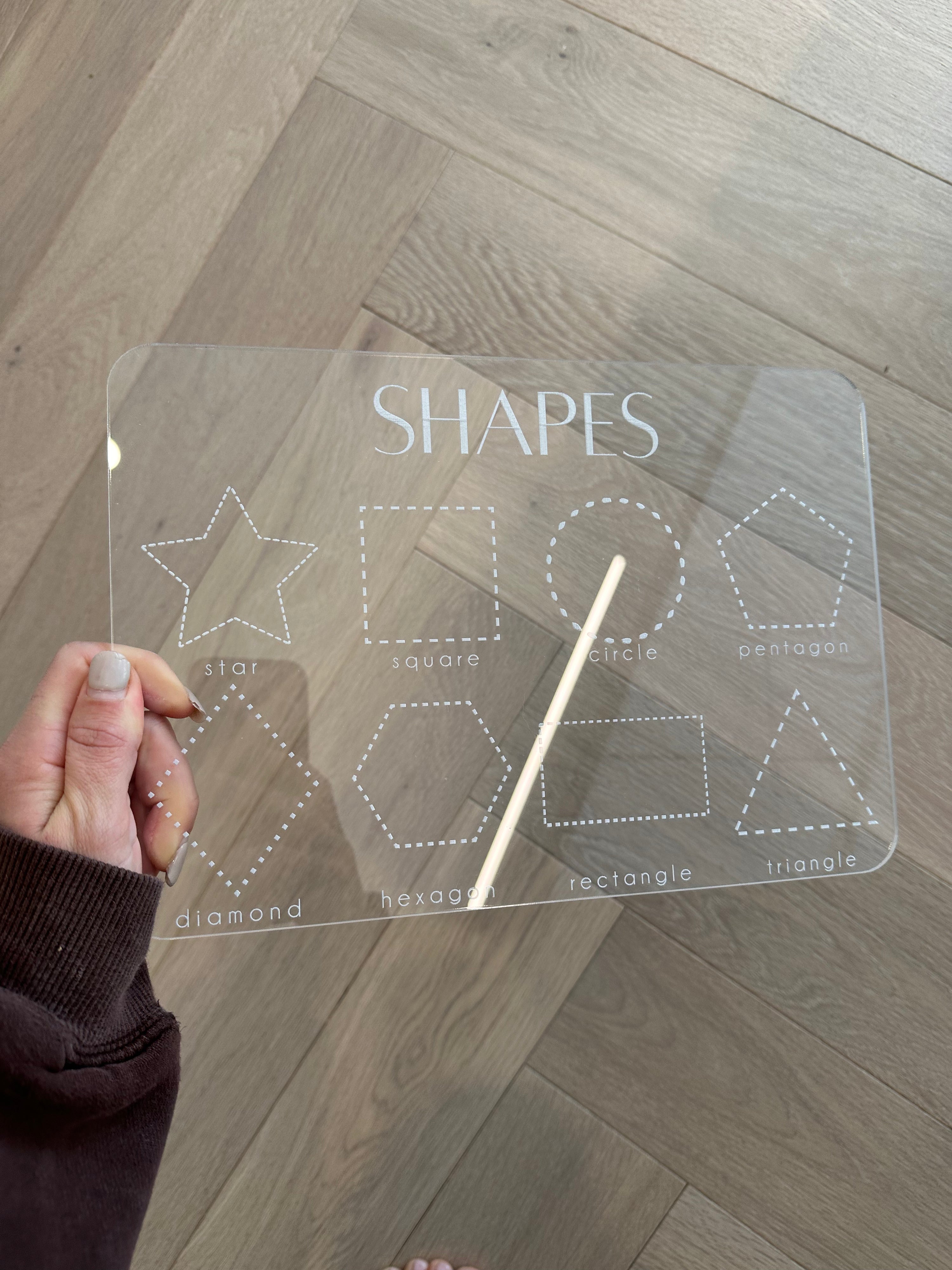 Shapes Tracing Board