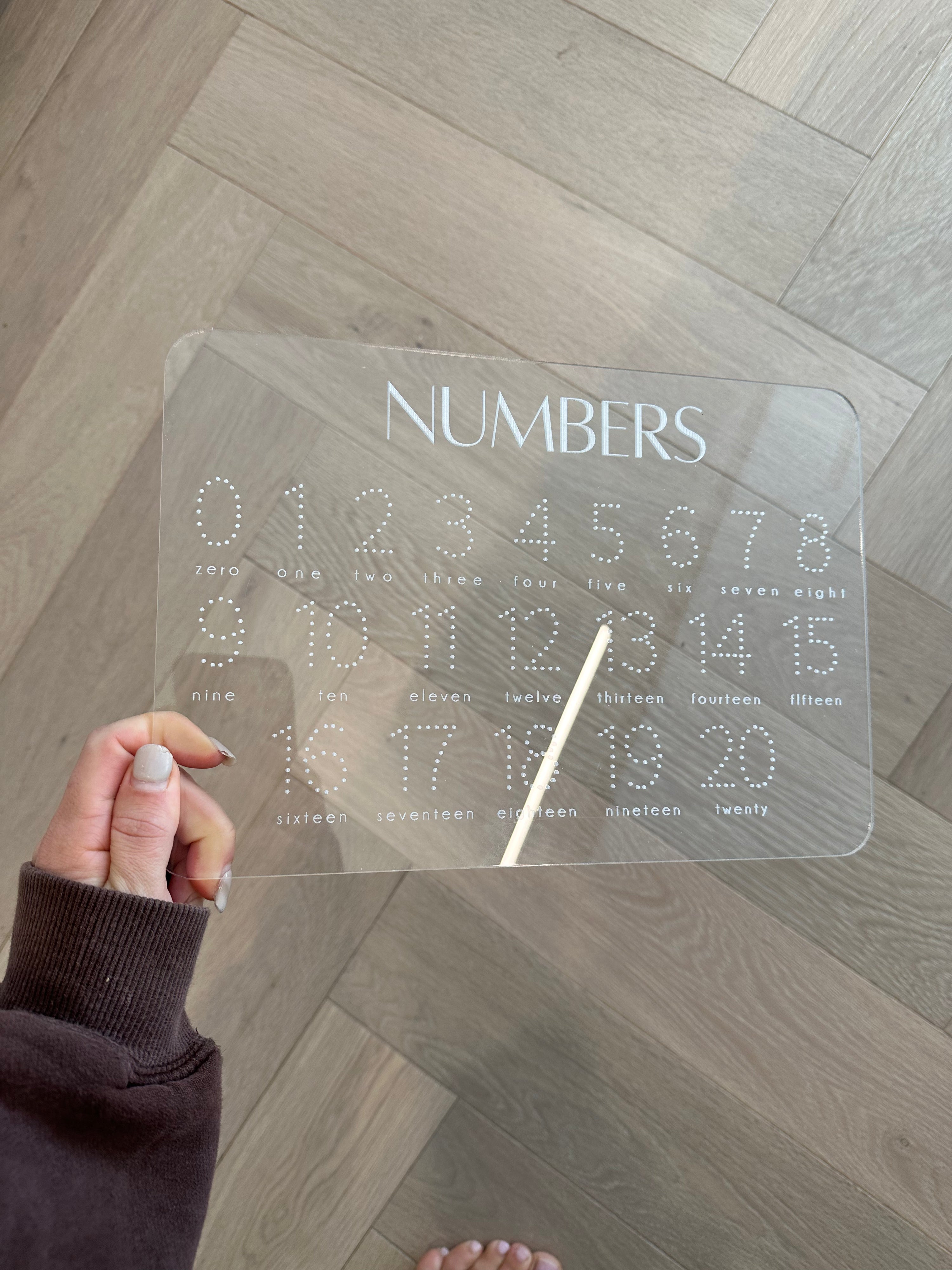 Numbers Tracing Board