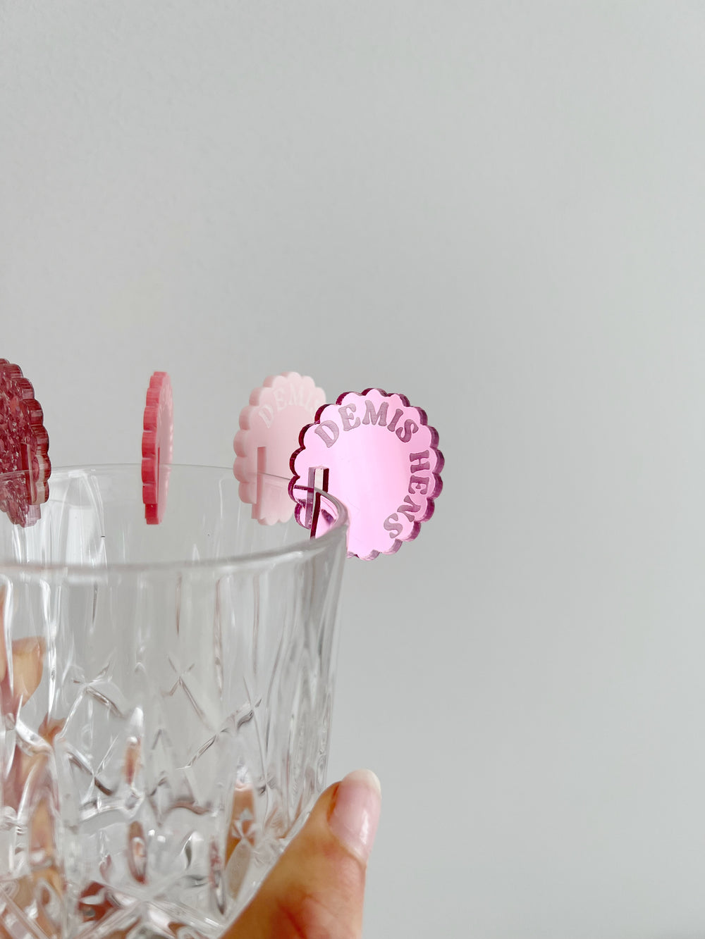 Scalloped Drink Tags